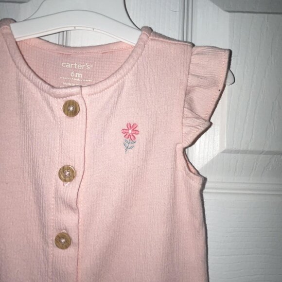 New Carters Pink Princess Pjs 6-9 Months NWT - Picture 5 of 13